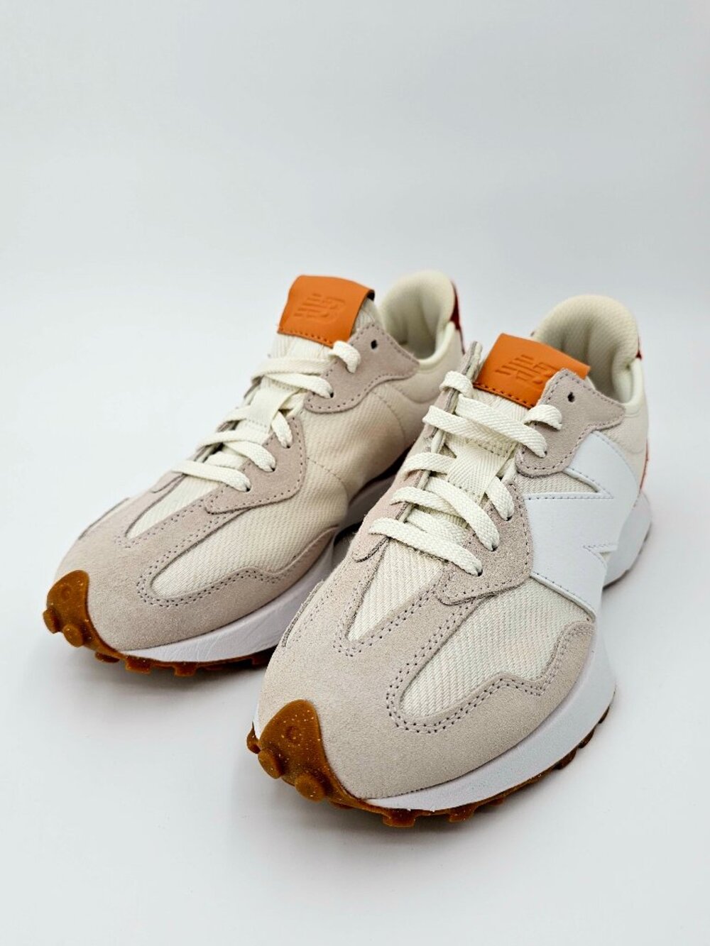 New Balance 327 Sea Salt Rust Oxide White Sneakers Shoes WS327RA Womens 7 NEW